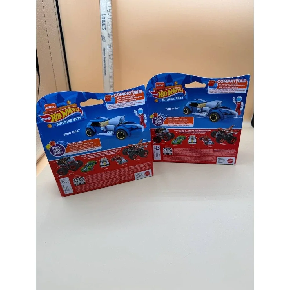 Mega Construx Hot Wheels Twin Mill Construction Set Building Set Lot Of 2 NEW